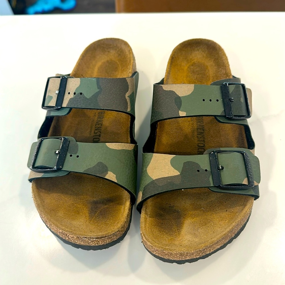 Birkenstock Arizona Camo Birko-Flor Narrow Sandals